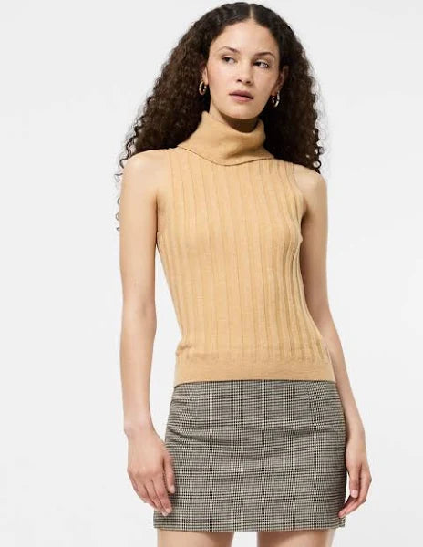 French Connection turtleneck tank sweater