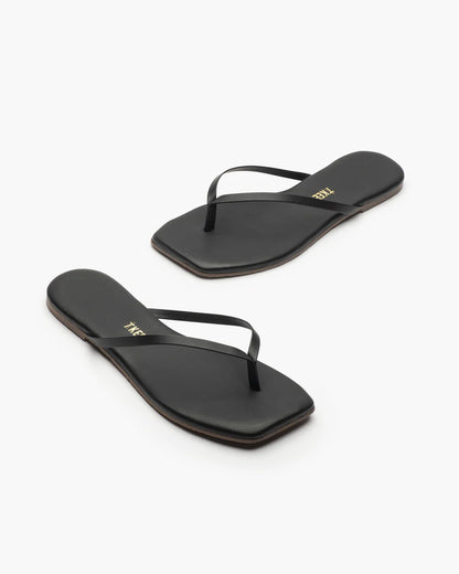 Tkees square toe sandal in black