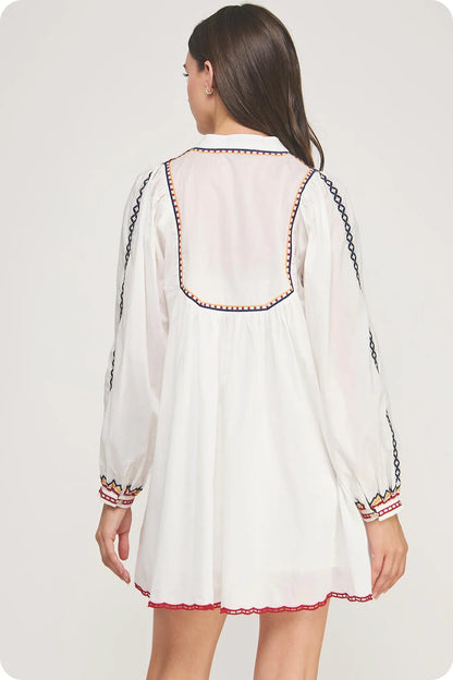 Myra embroidered dress