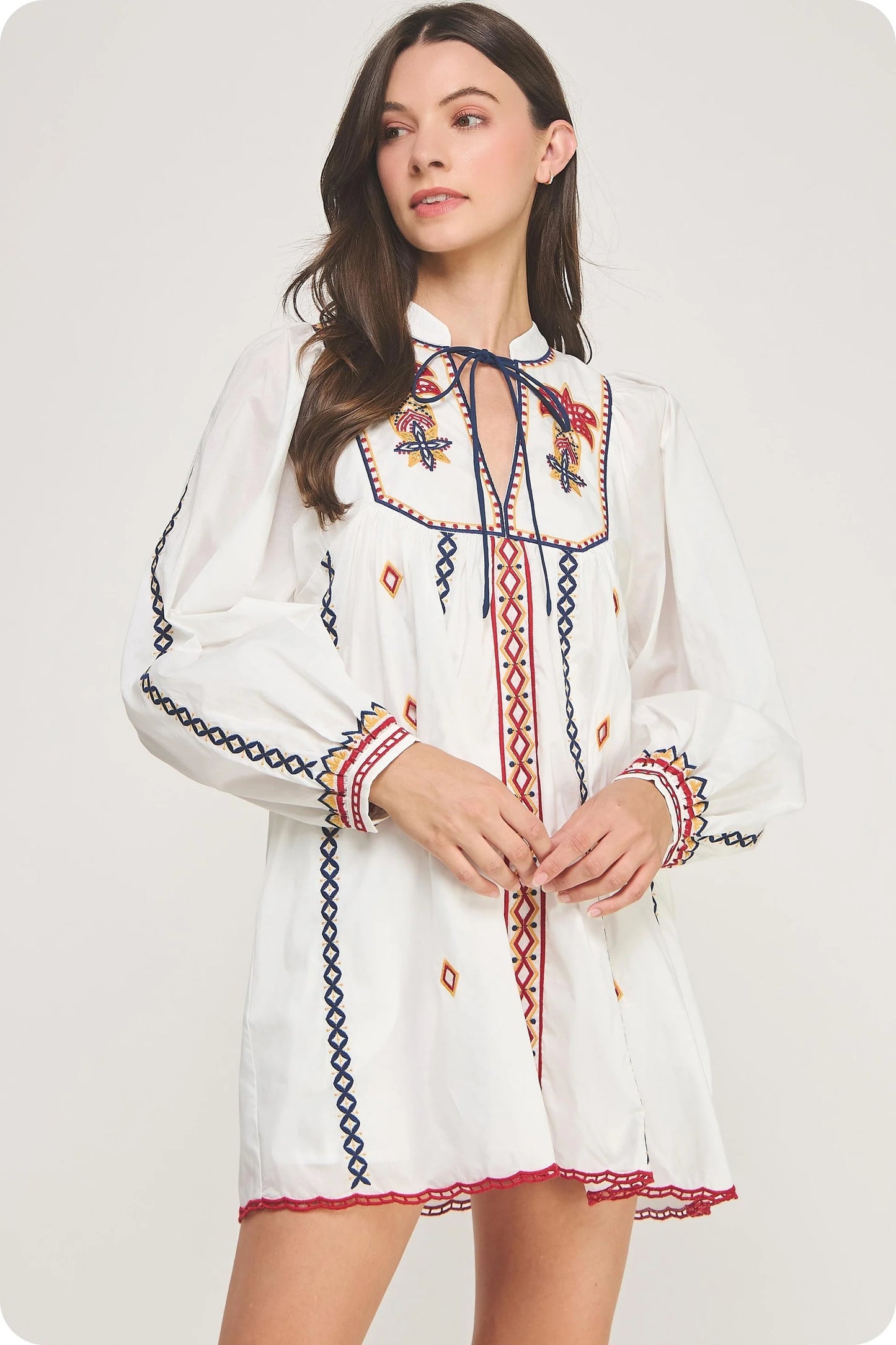 Myra embroidered dress