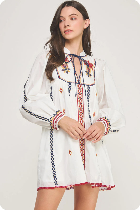 Myra embroidered dress