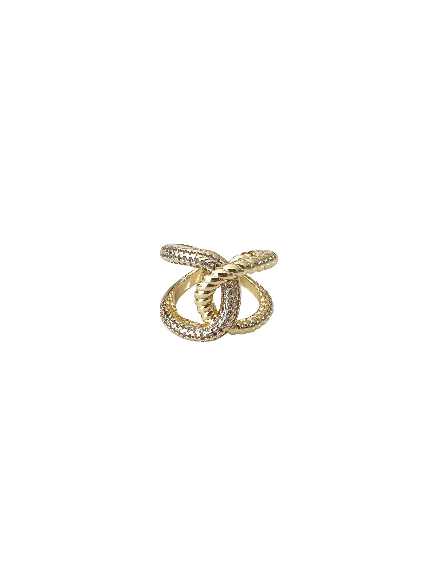 Gemelli Twist ring