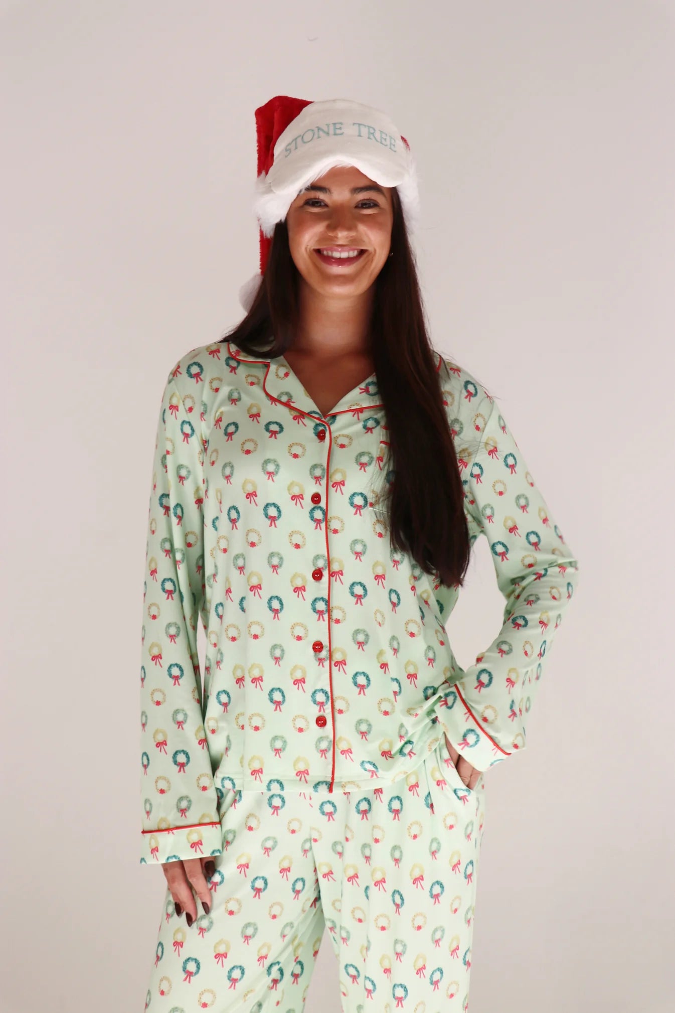 Stone Tree Wreath Pajamas