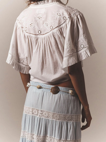 Xirena Mae Shirt in white