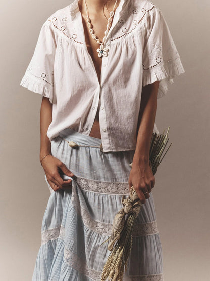 Xirena Mae Shirt in white